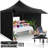 10 Ft. W x 10 Ft. D Up Canopy Tent with Awning,Heavy Duty Canopy UPF 50+ All Season Wind Waterproof Commercial Outdoor Street Vendors Party Tents for Parties Canopy with Carry Bag-101271578