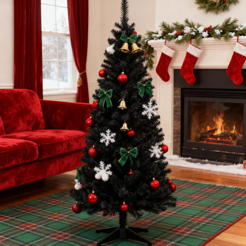 Mince arbre de Noël artificiel avec installation facile | Idée de cadeau