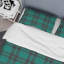 Tartan à carreaux vert et noir - Ensemble de housse de couette abstrait - Microfibre de polyester-1318619753