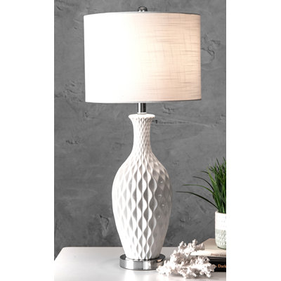 Lampe de table ivoire Book 28 "
