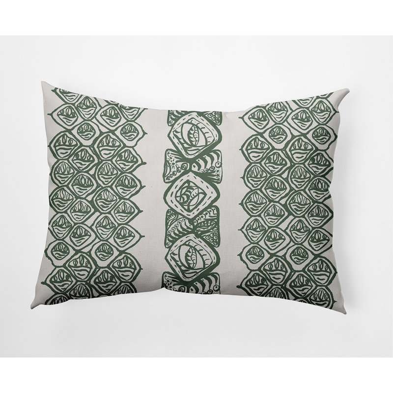Housse de coussin carrée extérieure/insert, Vert