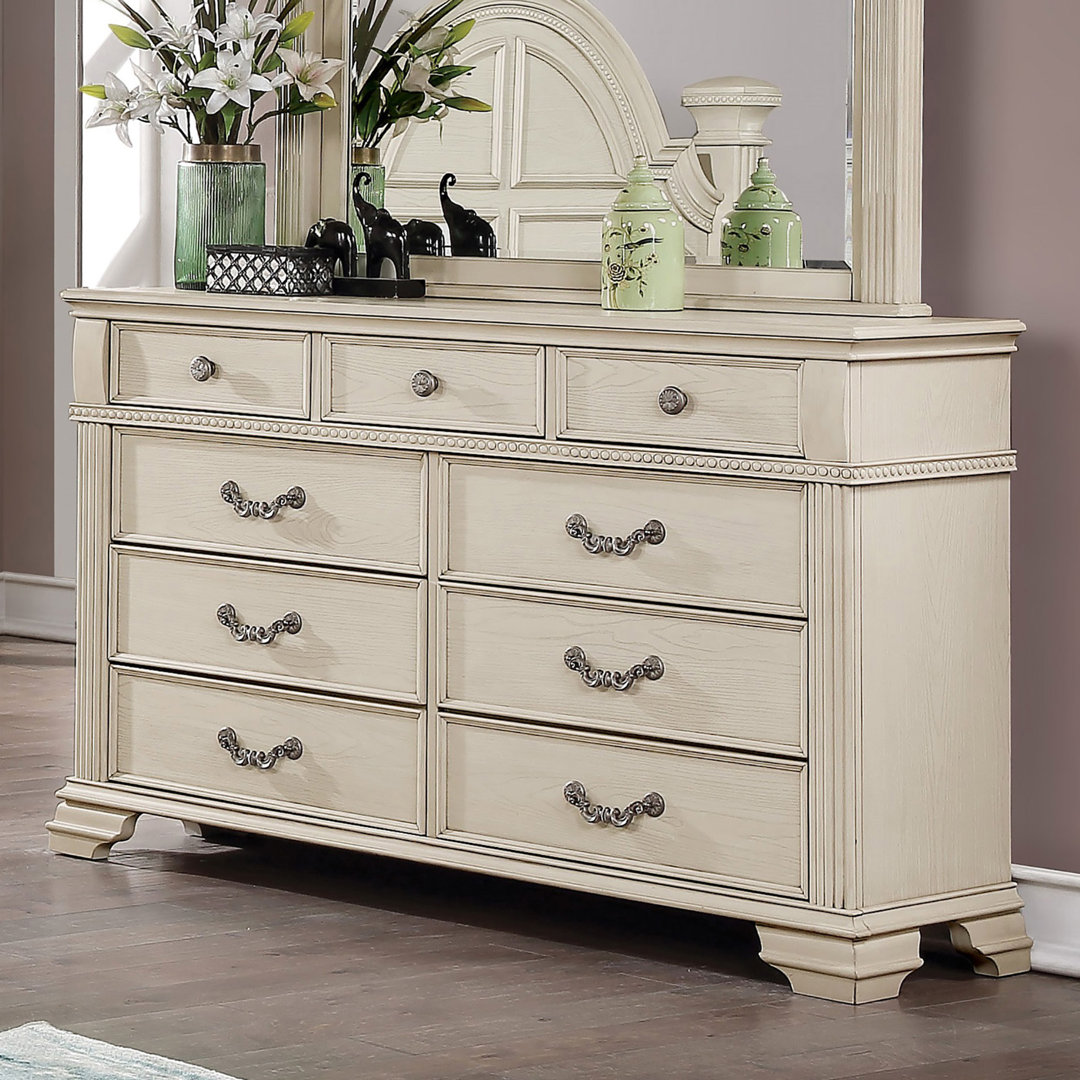 Adames 62" Width 9-Drawer Wood Dresser Lark Manor™ 
