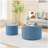 Orlena Modern Linen Nesting Storage Ottomans-122514913