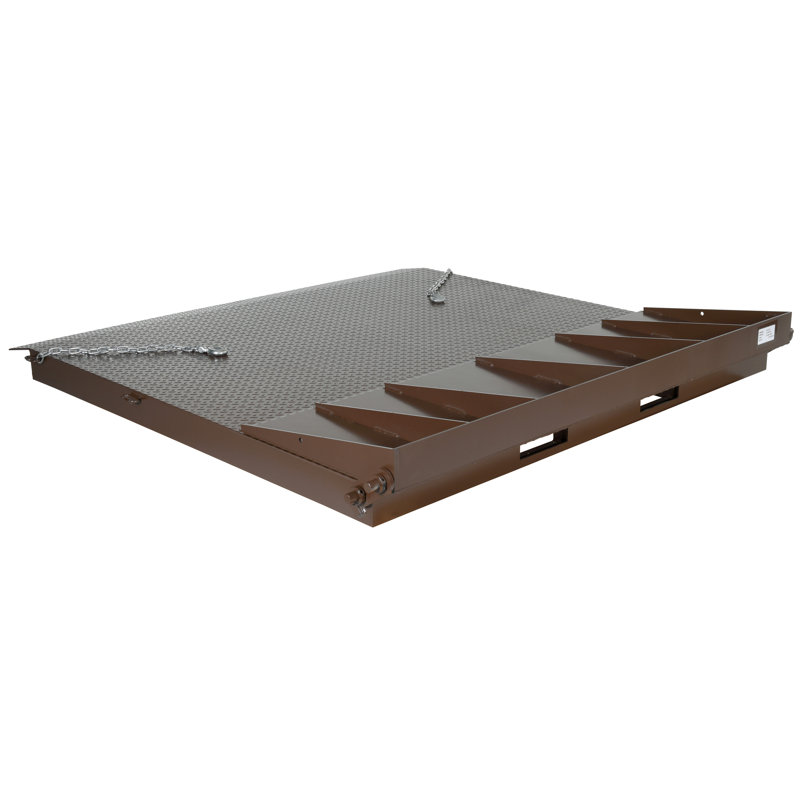 Rampe pour contenant 4 po Vestil, H 4,25 po x l 76,5 po x P 98,13 po