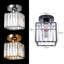 Frode Crystal Semi Flush Mount