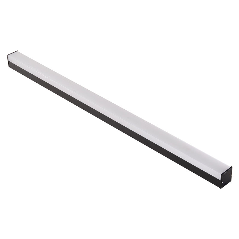 Matte Black Outdoor Sconce, 50cm H x 6.5cm W x 6cm D, 4500 Kelvins