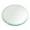 Plateau de table rond en verre trempé transparent de 36 po avec bord biseauté épais de 3/8 po idéal pour les tables, les bureaux, les espaces de travail et les meubles d'extérieur de Fab Glass and Mirror