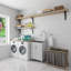 All-In-One 24.1" L x 21.3" W Drop-In Laundry Sink with Faucet