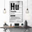 Hustle Definition Grunge Multi Piece Canvas Print-93062234