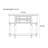 French-style retro simple console table