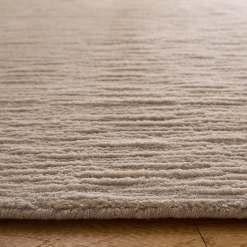 Ralph Lauren Dune Heath Wool, Cotton Solid Color Rug, Rectangle 9' x 12'