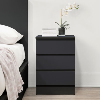 Marqita 3 Drawer Bedside Table