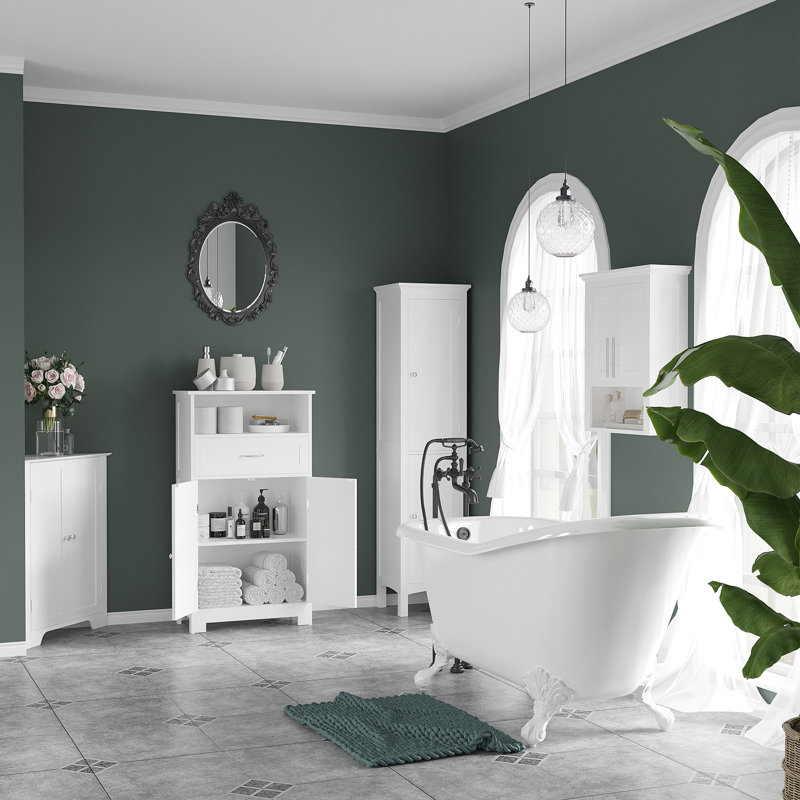 Armoire de salle de bain autoportante Keziah