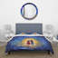 Blue/Yellow/red Microfiber Duvet Cover Set-66389372