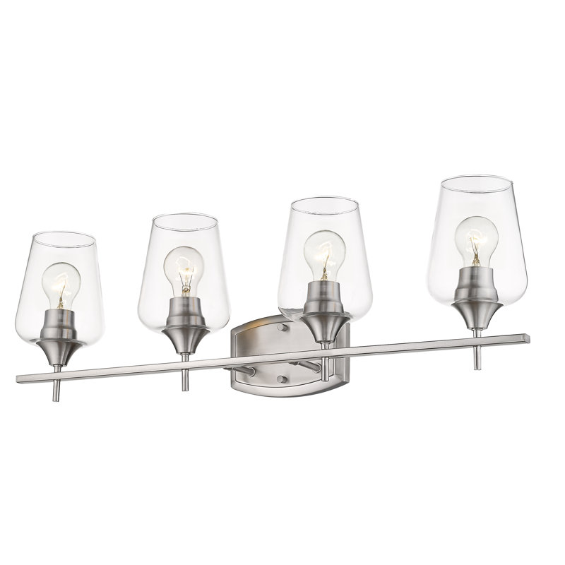 Dahlya 4 - Light Dimmable Vanity Light, Brushed Nickel