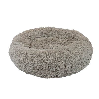 Correa Super Lux Shaggy Fur Donut Bolster Pet Bed