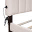 Lit plateforme en molleton avec tiroir et sommeil confortable