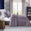 Ensemble de courtepointe surdimensionnée en velours brodé avec 2 taies décoratives Marcielo-103554292-103554289