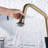 Pull-Down Kitchen Faucet With Built-In Cleaning Brush, Led Temperature Display, 3 Spray Modes-122759727