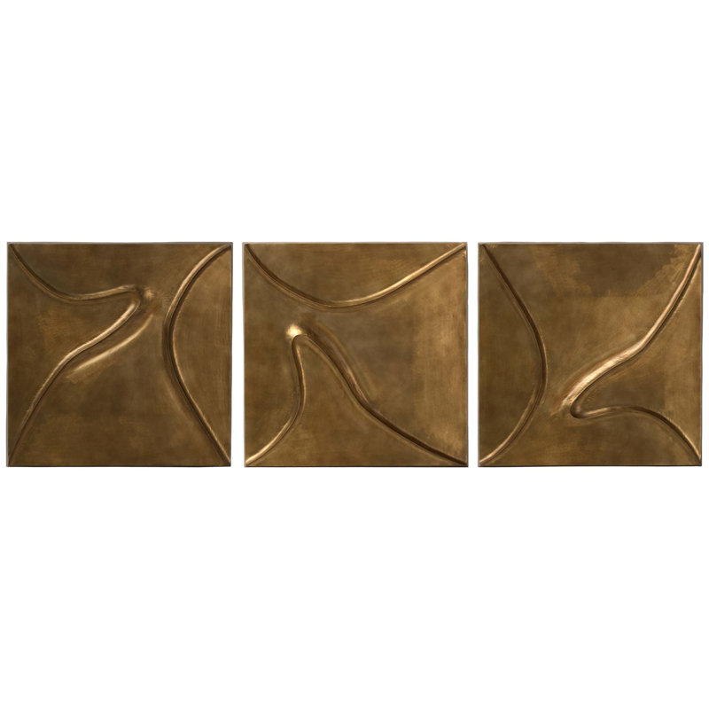 Ozias Wall Hanging-Smooth Golden