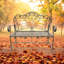 Metal Garden Bench-1287822484
