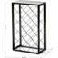 Aadan 23 Bottle Floor Wine Bottle Rack in Black