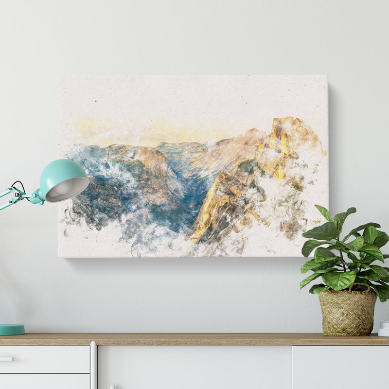 View Of Yosemite National Park - Wrapped Canvas Print, 60cm H x 91cm W x 3cm D
