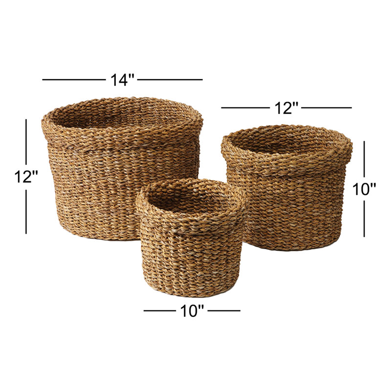 Charton Handmade Seagrass General Basket Set