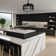 Black Crystal Invisible Ceiling Fan Light - 3 Color Dimmer W/ Remote Control - Ceiling Light Fixture