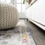 Tapis gris clair / bleu foncé / orange Lorena-1594365362