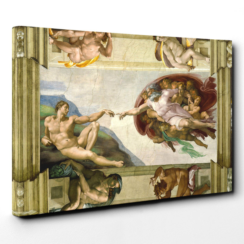 Michelangelo - Wrapped Canvas Painting, 70cm H x 100cm W