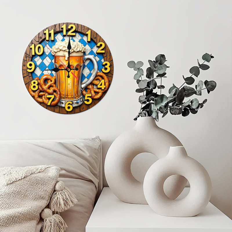 horloge de bière bretzels