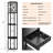 Luretta 63'' Black Column Floor Lamp with USB and Outlet