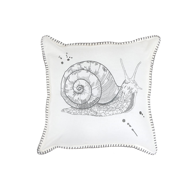 Striped Cotton Throw Pillow