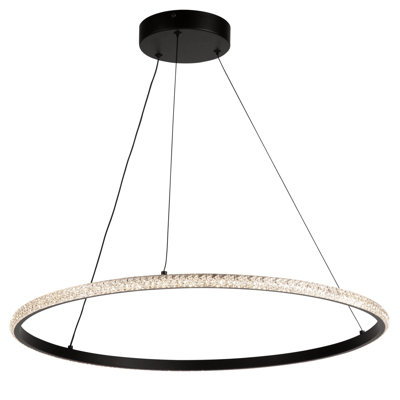 30W LED Pendant Black
