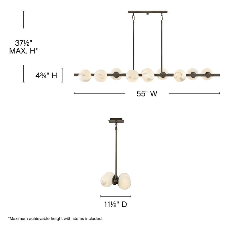 Selene 10 - Light Chandelier