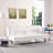 Tato Twin 37.8'' Faux Leather Convertible Sofa-1678715317