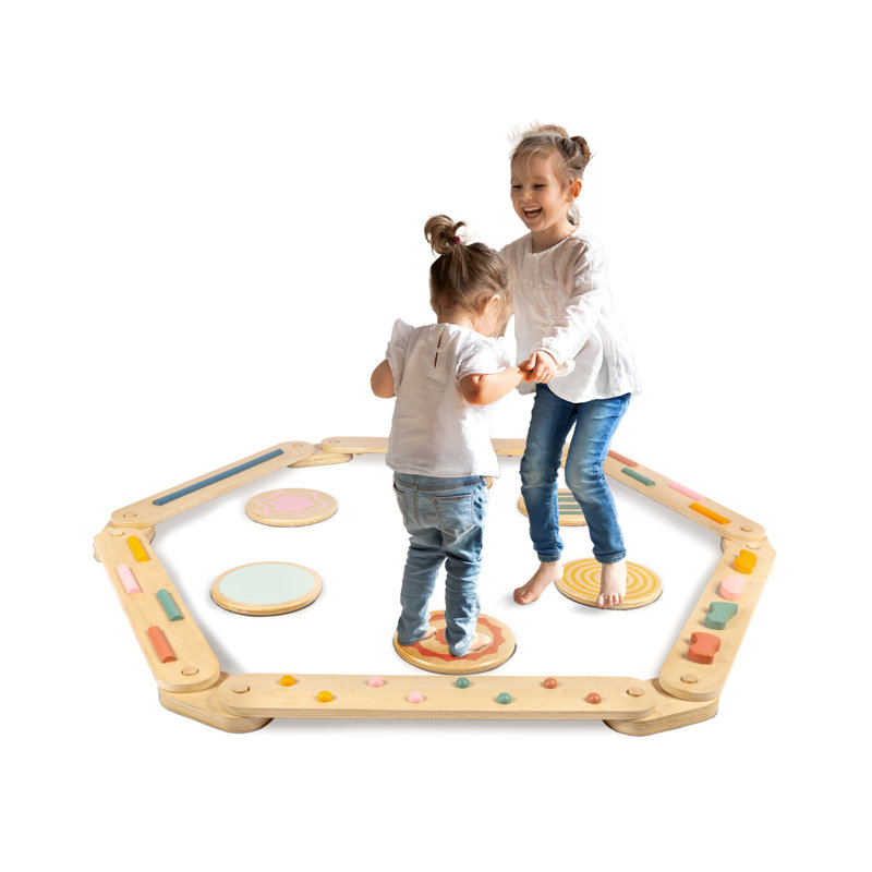 Poutre pour tout-petits LOL-Fun pour les enfants de 3 à 5 ans Montessori, poutre d'équilibre pour enfants en bois, poutre d'équilibre pour tout-petits pour les enfants 1-3