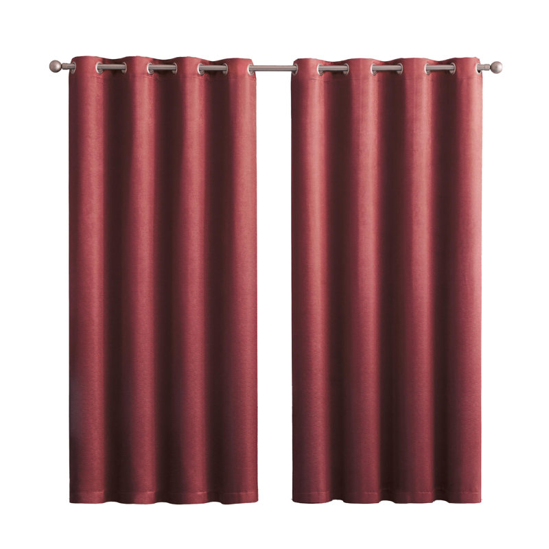 Rideau occultant Agnes, L 52 po x H 84 po, Rouge