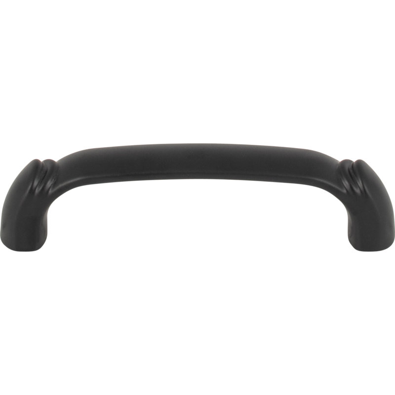 Pomander Bar pull, Flat Black, 3 3/4" Center to Center