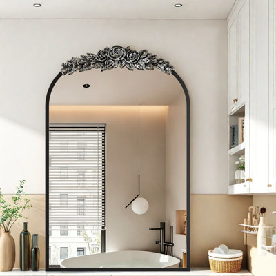 Armoire à pharmacie avec rangement, miroir de ferme en bois 20 po x 30 po