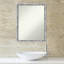 Miroir de salle de bain mural sans biseau Scratched Wave 20 po x 26 po-1759420550