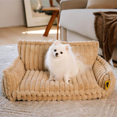 Canapé-lit lavable moelleux pour chien, taille M