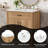 30" Modern Bathroom Vanity With Solid Wood Frame, Ceramic Sink, Flip Drawer, Soft-Close Doors, Adjustable Shelf & Door Storage