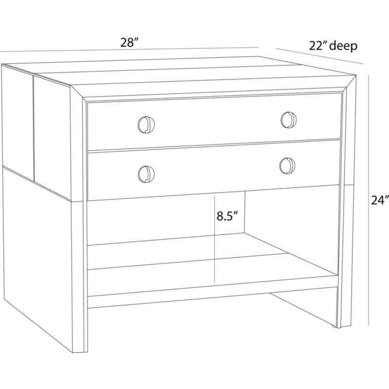 Joplin 2 - Drawer Nightstand