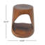 Table d'appoint MGO Hollow, texture semblable au bois-151314102