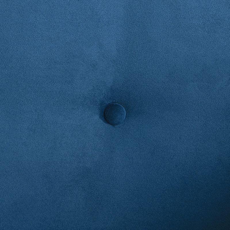 Canapé-lit Barton, Microfibre bleu marine Performance