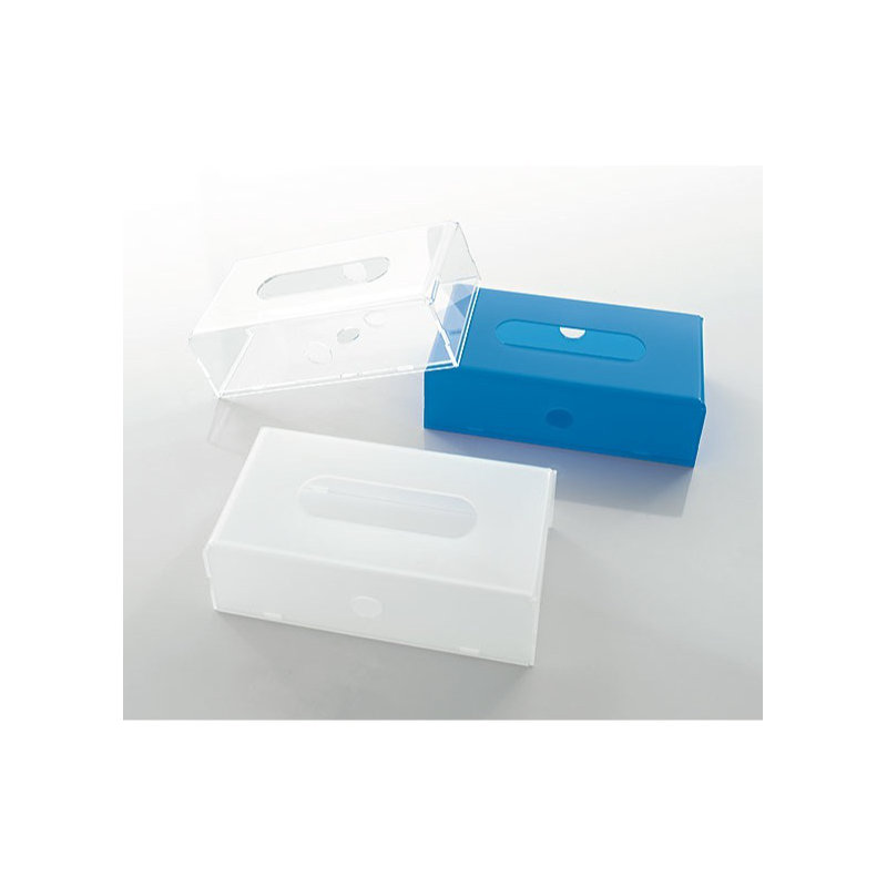 Complementi Tissue Box Cover, Light Blue