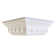 Dentil 78.74"L x 4.38"W x 3.15"H x 3.15"D Glue-Up Styrofoam Crown Molding 32.5 ln. ft.