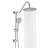 Shower Head with Handheld Shower System with 10" Rain Shower Head-129591129